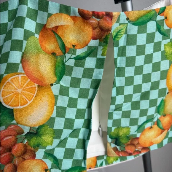 NWT Antonio Melani CLIO Collection Citrus Crop Top Sz 6 - Picture 6 of 7